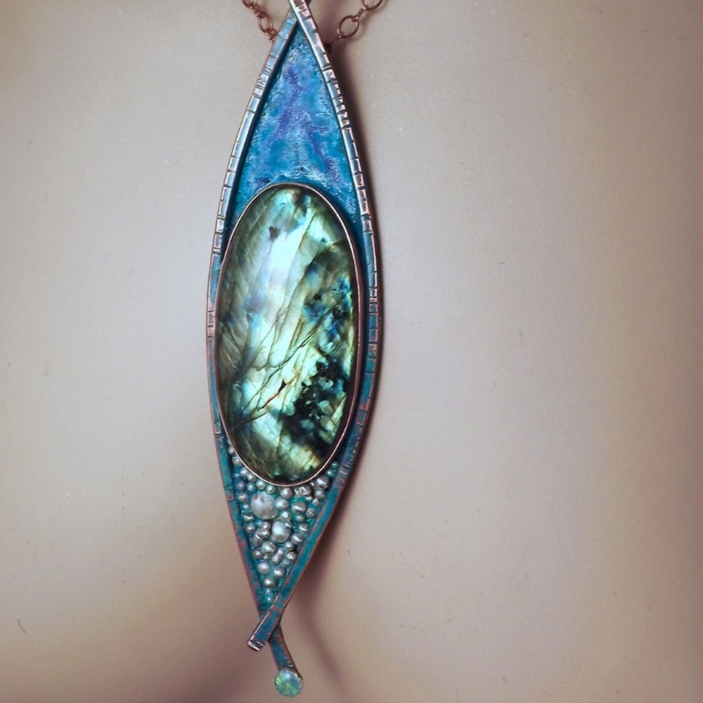 Patrician Art- Labradorite Art Piece